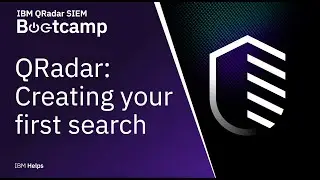QRadar: Создание вашего первого поиска
