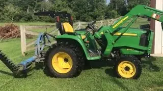 John Deere Tractor & Ford 501 Mower.