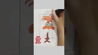 Coloring Anxiety Inside Out 2 | How to Color Anxiety Inside Out 2
