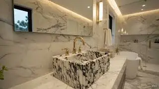Luxury Marble Bathroom Sink - AMSK250002