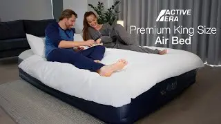 Active Era King Size Air Mattress | Fast Inflation & Durable 35-Coil Support