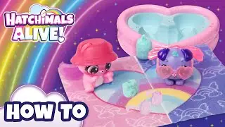 Hatchimals Alive Neon Rainbow Bestie Pool Party | The How To