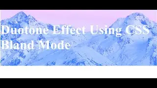 Duotone text Effect || How to create Duotone text effect using only CSS || Speed Coding