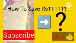 Rs 1,11,111 Saving idea💡| Money bank making at home 🏡 #ytfeed #likeandsubscribe #comment #diy