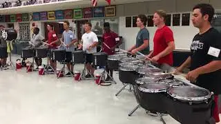 Drumline 8 on a hand @ 250 bpm  -Marcus 2018 drumworkout.com #drumline #drummer #rudiments