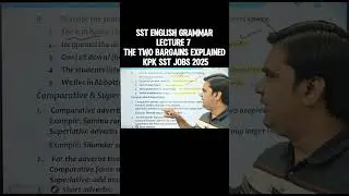 SST English Grammar Class 9th Lecture 7 | The Two Bargains Explained in Urdu | KPK SST Jobs 2025