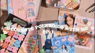 decorate polaroids with me 🦕🌸