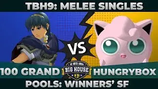 100 Grand vs Hungrybox - Pools Winners' Semifinals: Melee Singles - TBH9 | Marth vs Puff