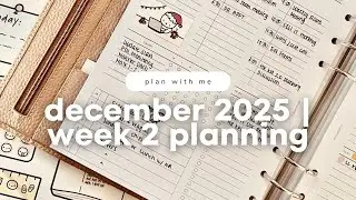 Plan With Me | December 2025 | WK02 Reset