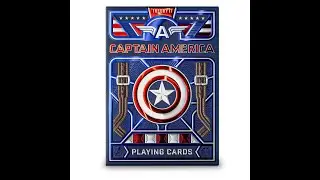 Captain America Playing Cards -Theory11