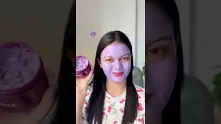 Foxtale Purple Clay Mask Review | Brutally Honest Skincare Verdict #skincare #youtubeshorts