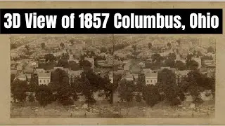 Exploring Columbus, Ohio in 1857: A Rare Aerial View Unveiled