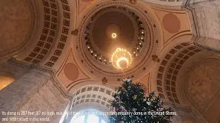 Washington State Capitol Building in Olympia Washington 4k Walking Tour Interior Exterior