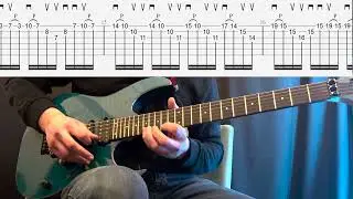 Canon Rock - Sweep Picking Section (Slow & Fast + Tabs)