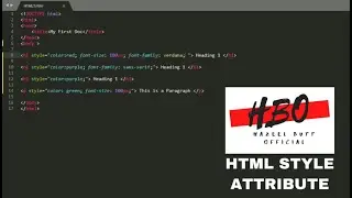 3. How to use style attributes with their property and values in HTML.