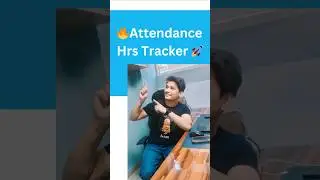 Attendance Hrs Tracker in Excel #attendancesheet #attendancetracking