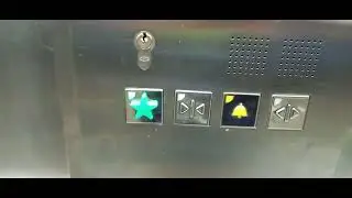 GOLD DOOR TRACKS!! (2008) Thyssenkrupp lift at The Galleries in Bristol