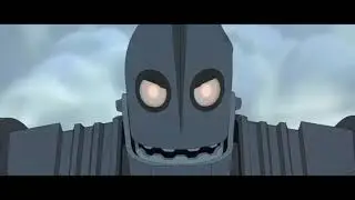 Iron Giant rampage scene, with Doom soundtrack