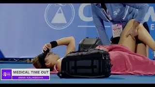 Anna Kalinskaya Injured 🤕🚨🚑 Live Tennis Coverage WTA Thailand 🇹🇭