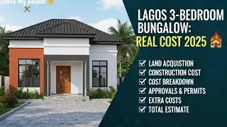 LAGOS 3-BEDROOM BUNGALOW: REAL COST 2025 (Don't Build Without watching This!)