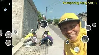 Majelis Mahabbah Kang Bejo kerja bakti ngecor