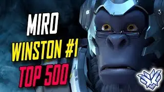 LUNATIC-HAI MIRO WINSTON GOD! 45 KILLS! [ OVERWATCH SEASON 5 TOP 500 ]