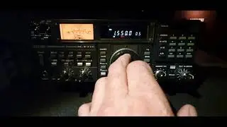 ICOM IC-R71E  on MLA-30+ Antenne  Medium Wave Radio CAROLINE on 648Khz