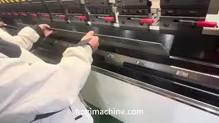 Hogi High-speed Pump-controlled CNC press brake,Noise free#machine #factory #cnc#pump #highspeed