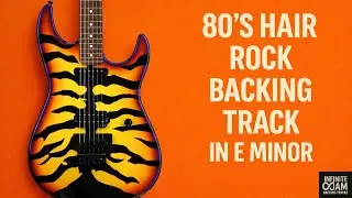 80's Epic Rock Backing Track in E Minor - Guitar Jam 110bpm