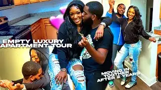 NEW LUXURY APARTMENT TOUR | MOVING TOGETHER AFTER WAITING 2 YEARS | DUAL MILITARY (ARMY COUPLE)
