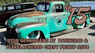 Stor genomg&aring;ng av patinerad & flakelackerad Chevrolet Pickup 1954 😍 | NR 15