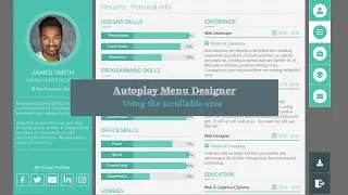  Autoplay Menu Designer 5 - Использование прокручиваемых областей
