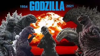 Godzilla's Evolution 1954 - 2021 (Every Roar)