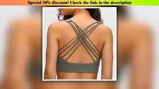 Exclusive Nepoagym GOAL Cross Back Women Sport Bras Buttery Soft Medium Support Yoga Bra Plus Size&bull;