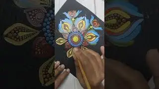 Dot mandala Painting for beginners l 8 inches l Step-by-Step ( 3 )