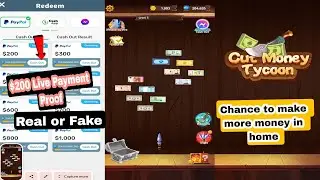 $200 Cut Money Tycoon Live Payment Proof / Cut Money Tycoon Real or Fake - Get Free $200 Every Day