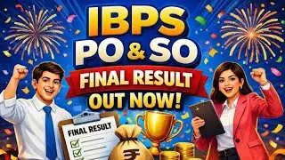 IBPS PO & SO FINAL RESULT OUT