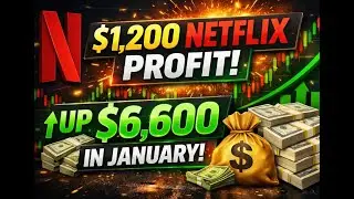 Как я заработал 1200 долларов, торгуя акциями Netflix | 6600 долларов за 2 недели