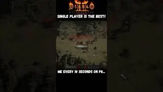 Single Player Struggles #shorts #diablo2 #diablo2resurrected