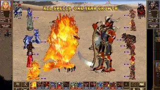 Heroes 3 COMBAT One year growth Conflux vs Inferno HoTA All spells