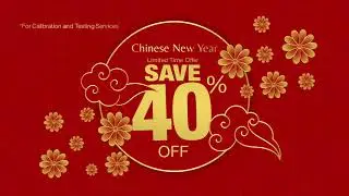 Limited Time Offer 40% OFF for Calibration & Testing Services.