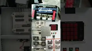 33 KV control Relay VAA33Z Panel Testing