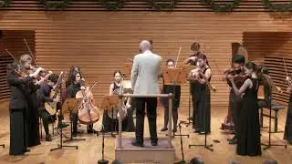 Virtual Christmas Card 2025: Midnight Frost for Harp, Guitar & String Orchestra by Julian #classical