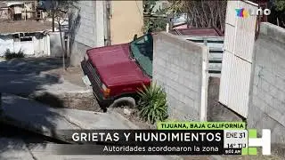 Un deslizamiento de tierra dejó como zona de guerra a la colonia 3 de octubre