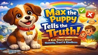 Max the Puppy Tells the Truth | A Kids Story About Honesty, Trust & Kindness