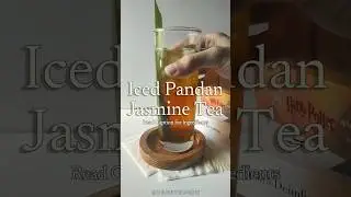 Refreshing Tea Recipe!! - Iced Pandan Jasmine Tea [Es Teh Pandan Jasmin]