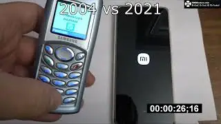 Скорость загрузки телефона 2004 года и 2021