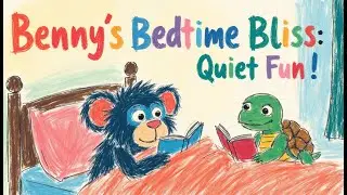Benny's Bedtime Bliss: A Baboon Learns Quiet Fun!