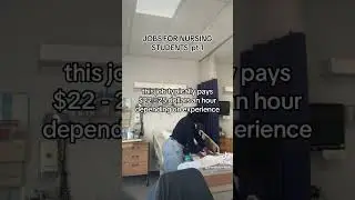 JOBS TO DO WHILE IN NURSING SCHOOL