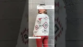 HEYSON | Cozy Sunday Aztec Fuzzy Sweater
